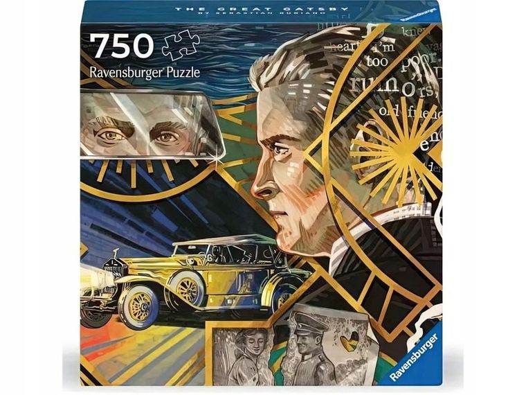 Ravensburger, Art & Soul, Wielki Gatsby, puzzle 2D, 750 elementów