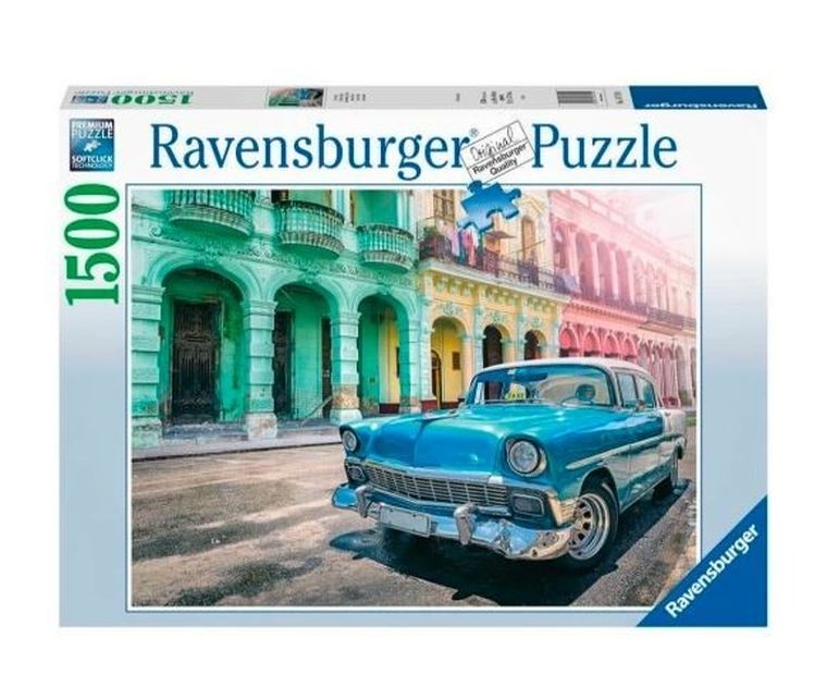 Ravensburger, Auta Kuby, puzzle, 1500 elementów