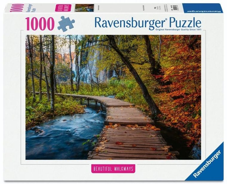 Ravensburger, Autumnal Wooden Trail, puzzle, 1000 elementów