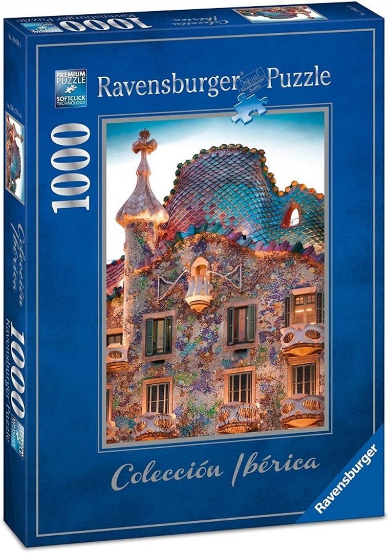Ravensburger, Barcelona - Casa Batloo, puzzle, 1000 elementów
