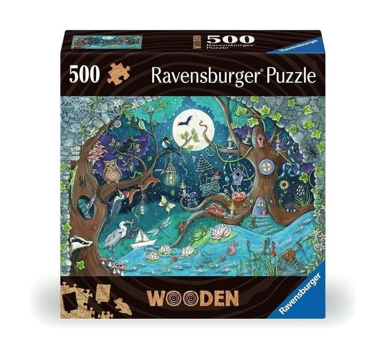 Ravensburger, Baśniowy Las, puzzle drewniane, 500 elementów