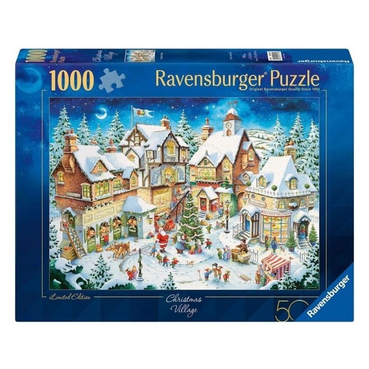 Ravensburger, Białe święta, puzzle, 1000 elementów