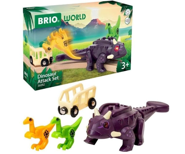 Ravensburger, Brio, zestaw dinozaurów