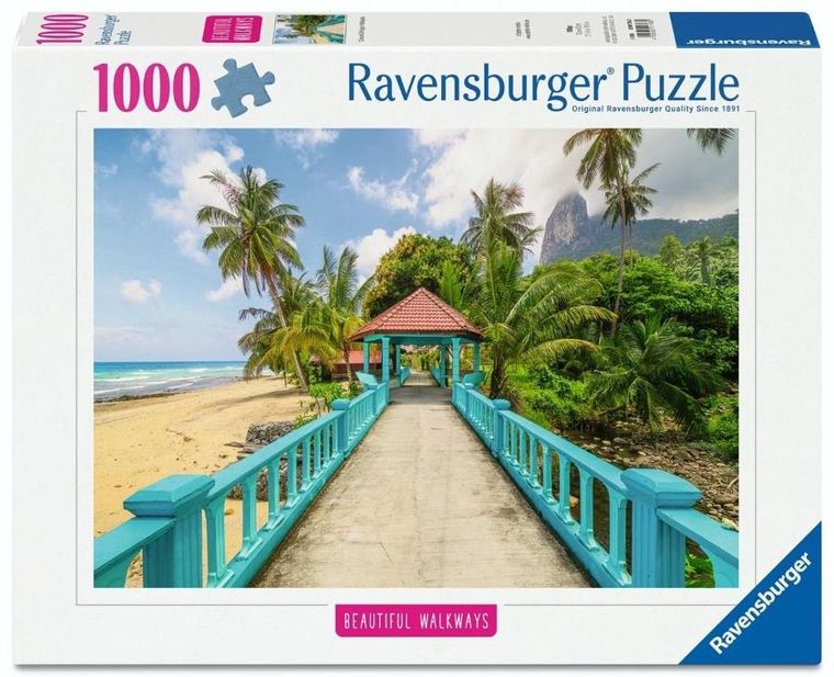 Ravensburger, Colorful Bridge in Malaysia, puzzle, 1000 elementów