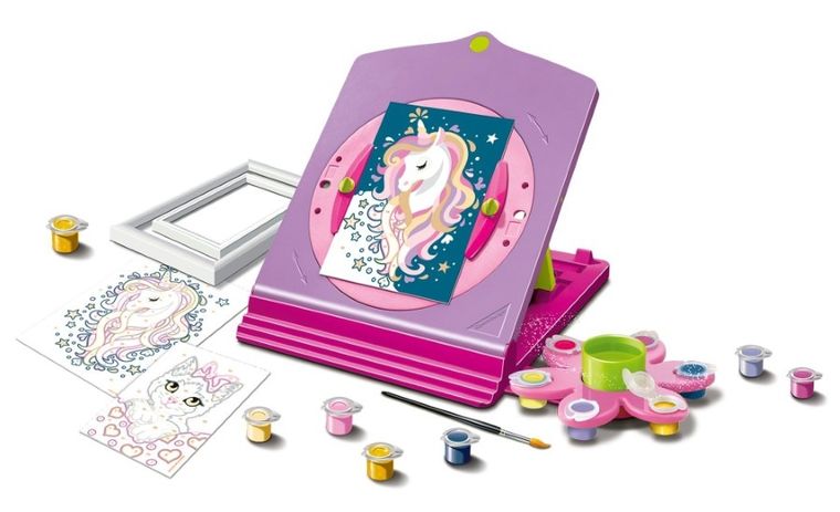 Ravensburger, Creart Atelier, malowanie po numerach, Jednorożec