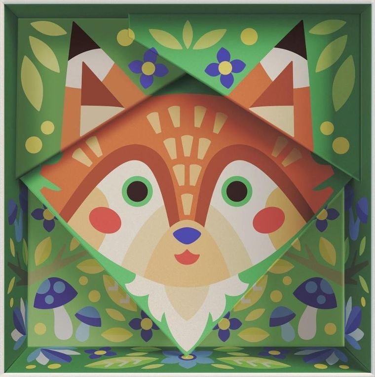 Ravensburger, CreArt, Do it together, malowanie po numerach, zestaw kreatywny, Lis