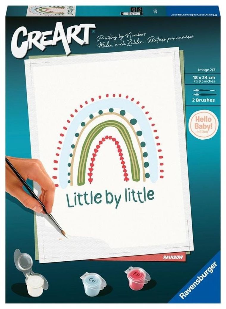 Ravensburger, CreArt, Tęcza, malowanie po numerach