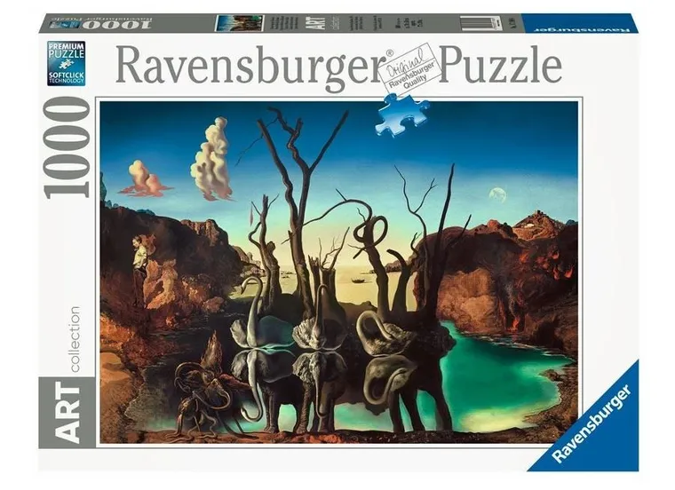 Ravensburger, Dali, puzzle, 1000 elementów