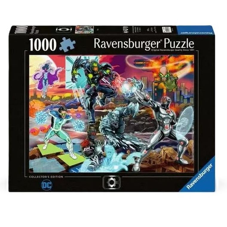 Ravensburger, DC Comics, Cyborg, puzzle, 1000 elementów