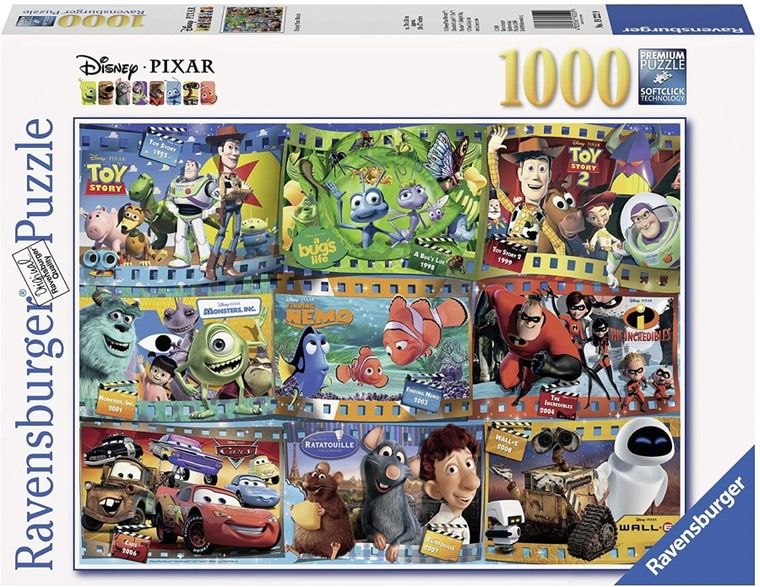 Ravensburger, Disney, Kadry z bajek, puzzle, 1000 elementów