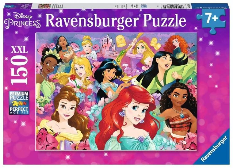 Ravensburger, Disney, księżniczki, puzzle XXL, 150 elementów