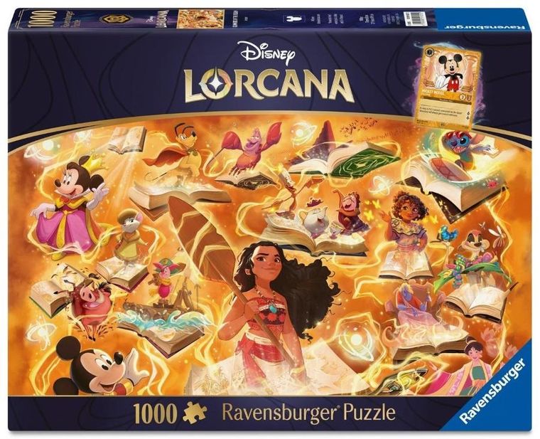 Ravensburger, Disney, Lorcana, Amber, puzzle, 1000 elementów
