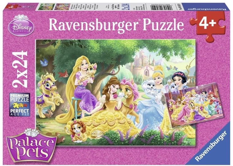 Ravensburger, Disney, Przyjaciele Księżniczek, 2-24 elementy