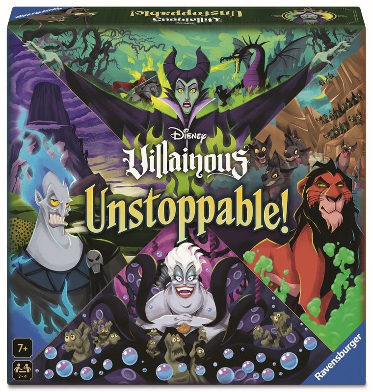 Ravensburger, Disney, Villainous Unstoppable, gra familijna