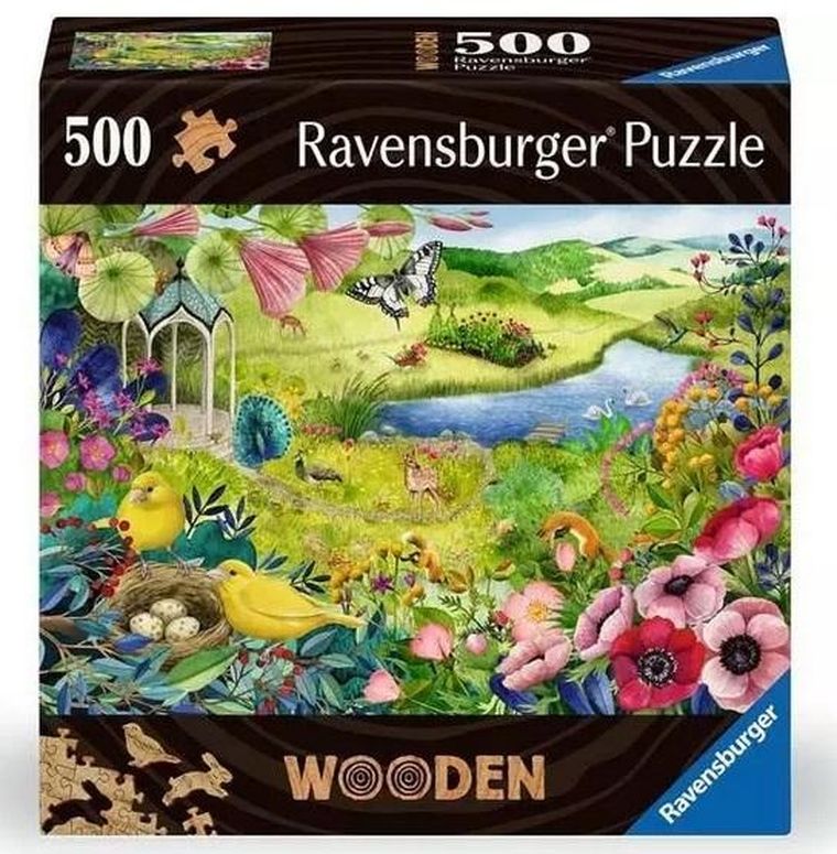 Ravensburger, Dziki ogród, puzzle drewniane, 500 elementów