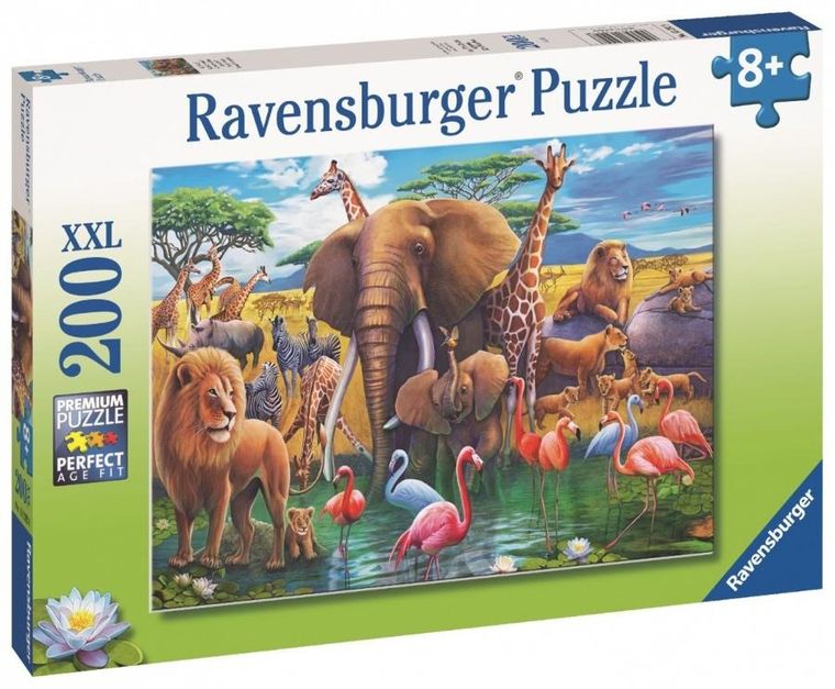 Ravensburger, Dzikie zwierzęta, puzzle, 200 elementów