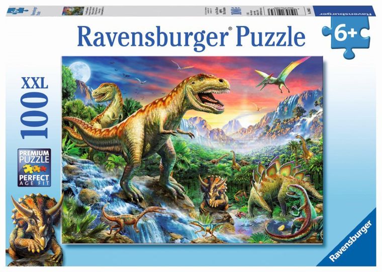 Ravensburger, Epoka dinozaurów, puzzle, 100 elementów