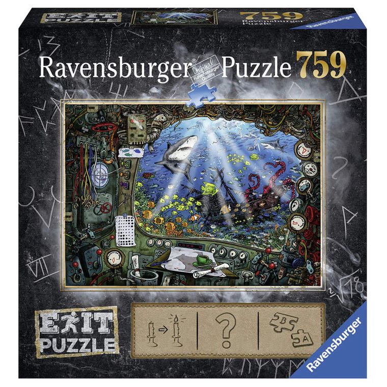 Ravensburger, Exit: Łódź Podwodna, puzzle, 759 elementów