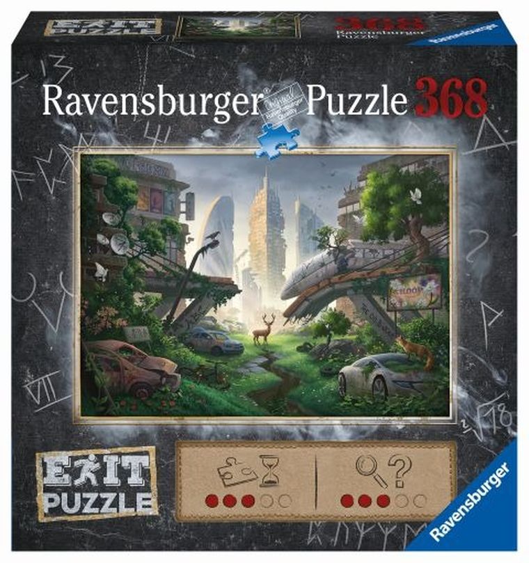 Ravensburger, Exit, Opustoszałe miasto, puzzle, 368 elementów
