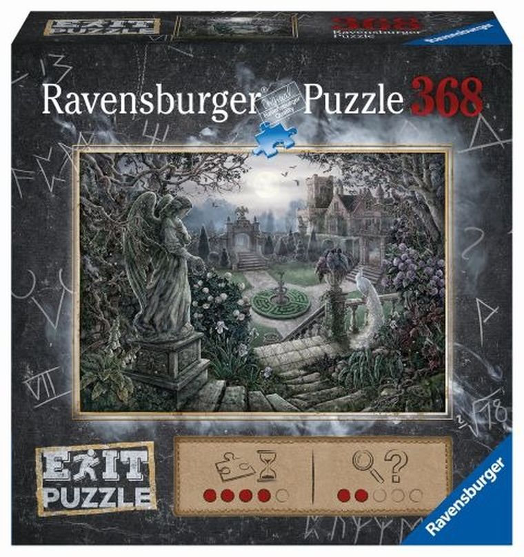 Ravensburger, Exit, Północ w ogrodzie, puzzle, 368 elementów