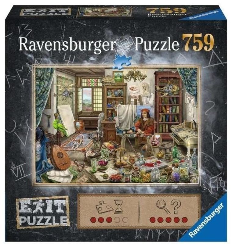 Ravensburger, Exit, Studio artysty, puzzle, 759 elementów