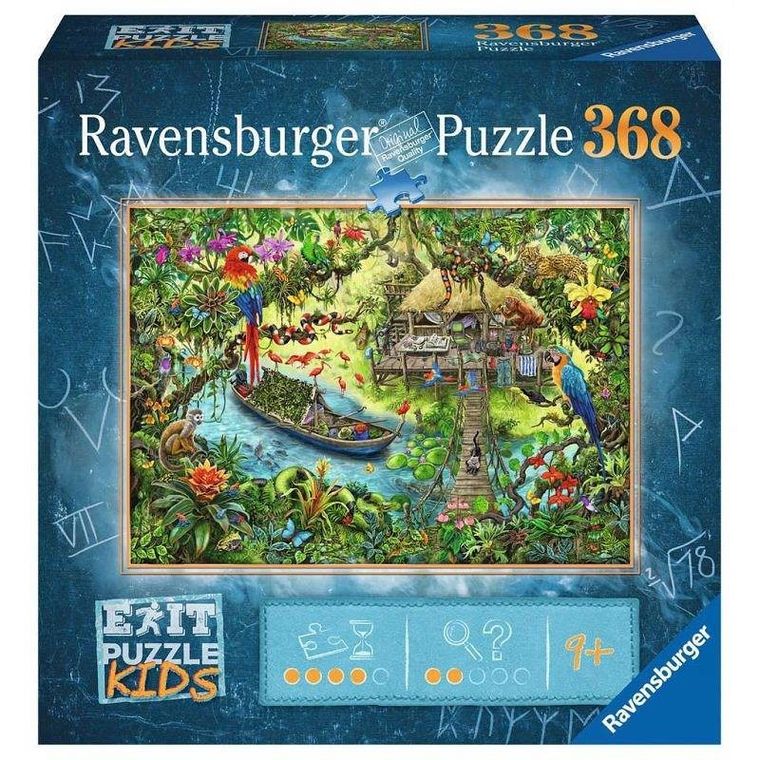 Ravensburger, Exit, Wyprawa do dżungli, puzzle, 368 elementów