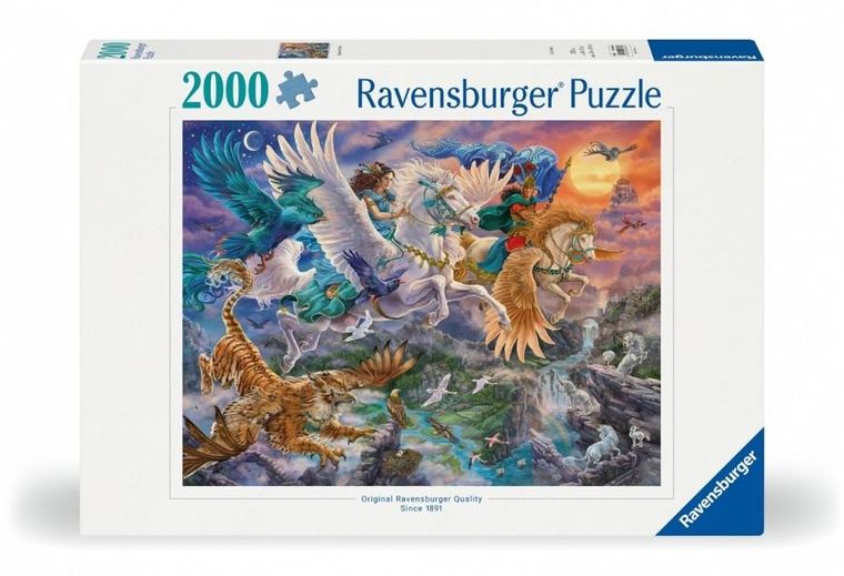 Ravensburger, Fantazja Pegaz, puzzle, 2000 elementów
