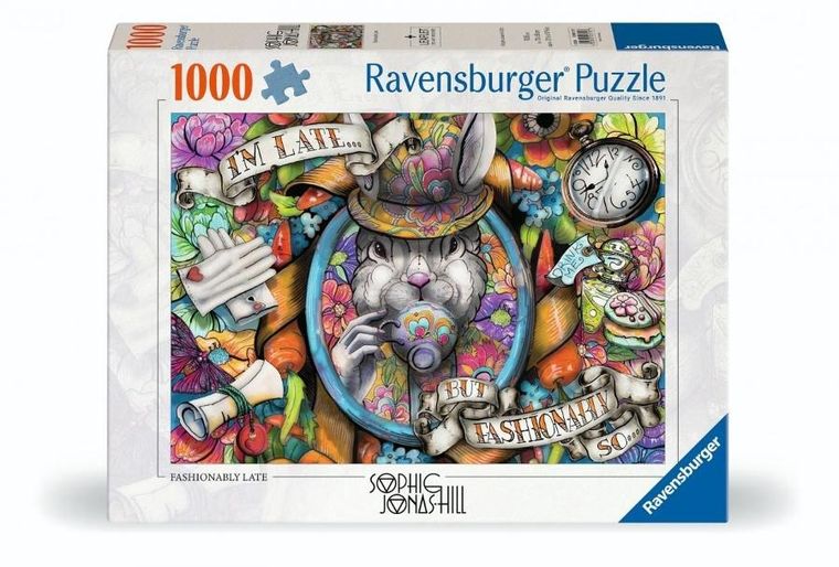 Ravensburger, Fashionably Late, puzzle, 1000 elementów