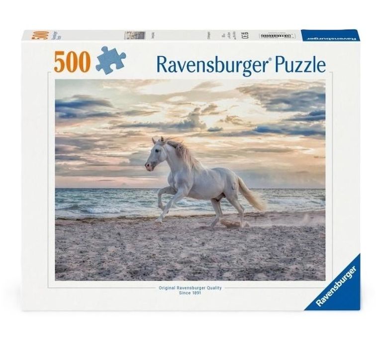 Ravensburger, Galop na plaży, puzzle, 500 elementów