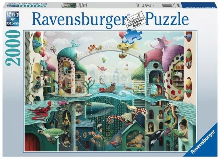 Ravensburger, Gdyby ryby umiały mówić, puzzle, 2000 elementów