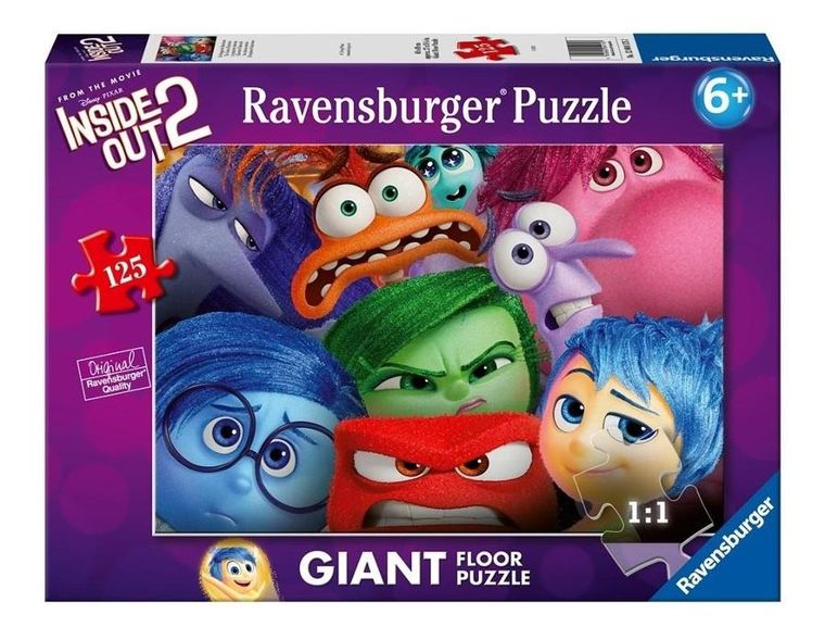 Ravensburger, Giant, W głowie się nie mieści, puzzle podłogowe, 125 elementów