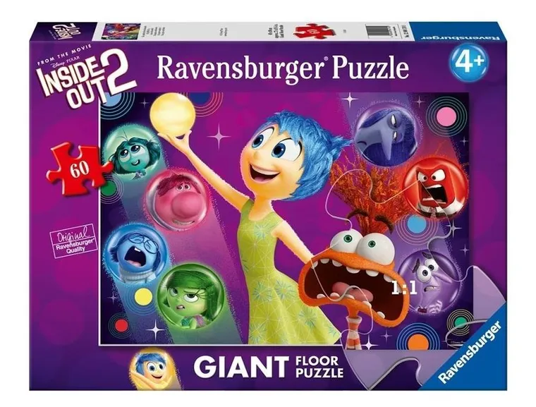 Ravensburger, Giant, W głowie się nie mieści, puzzle podłogowe, 60 elementów
