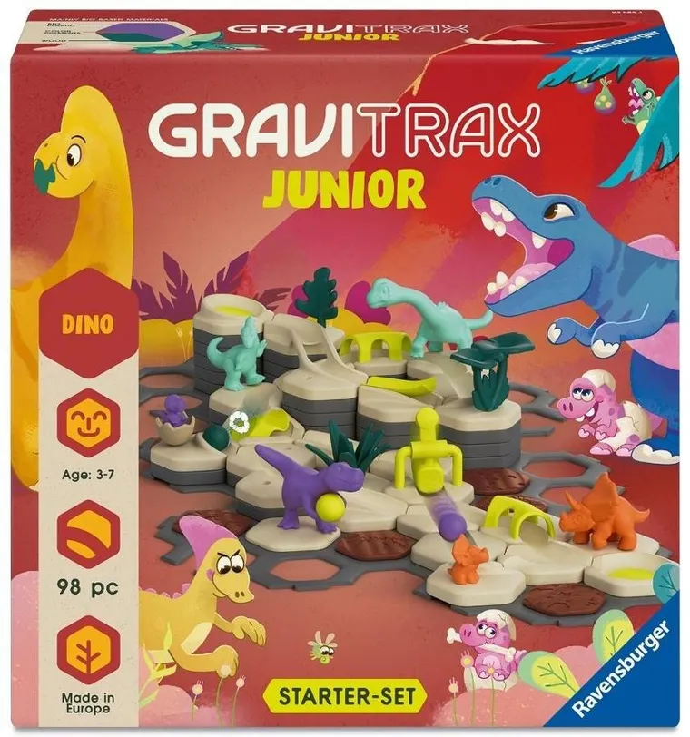 Ravensburger, GraviTrax Junior, Dino, zestaw startowy