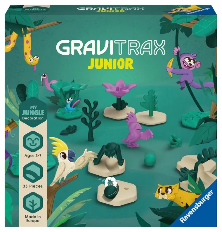 Ravensburger, GraviTrax Junior, Dżungla, zestaw uzupełniający