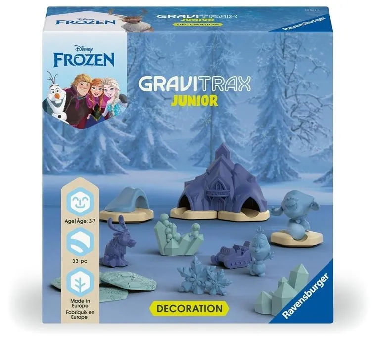 Ravensburger, GraviTrax Junior, Kraina Lodu, zestaw uzupełniający