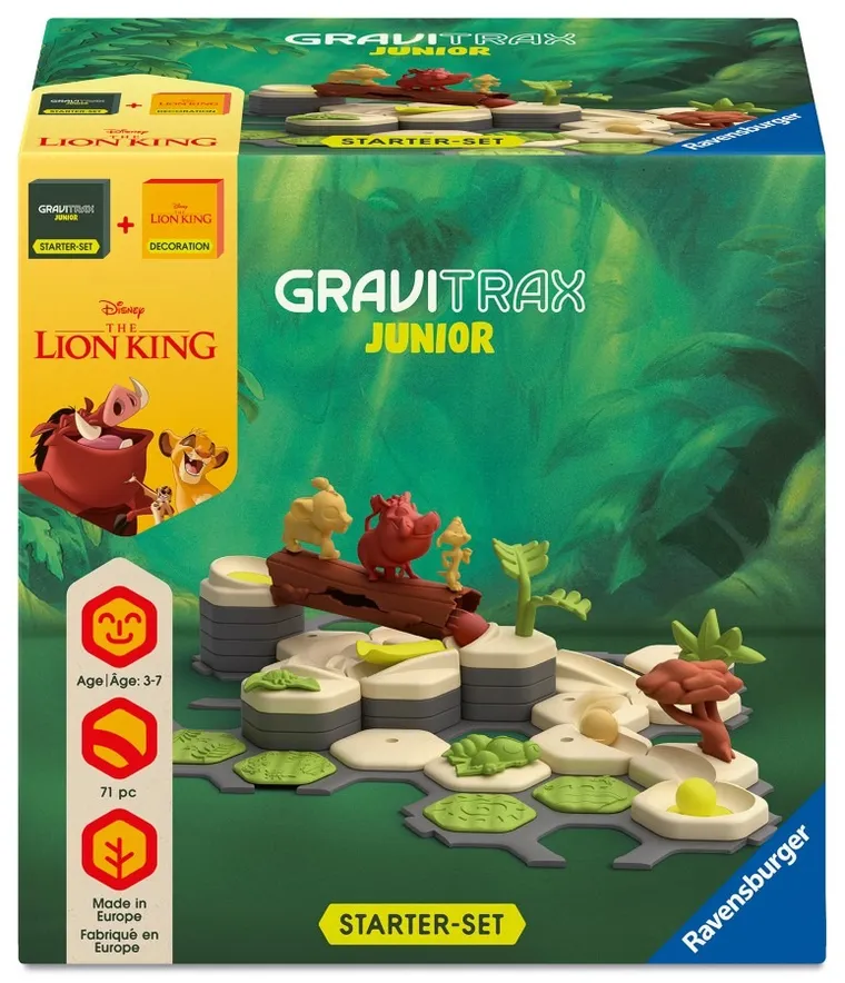 Ravensburger, GraviTrax Junior, Król Lew, zestaw startowy