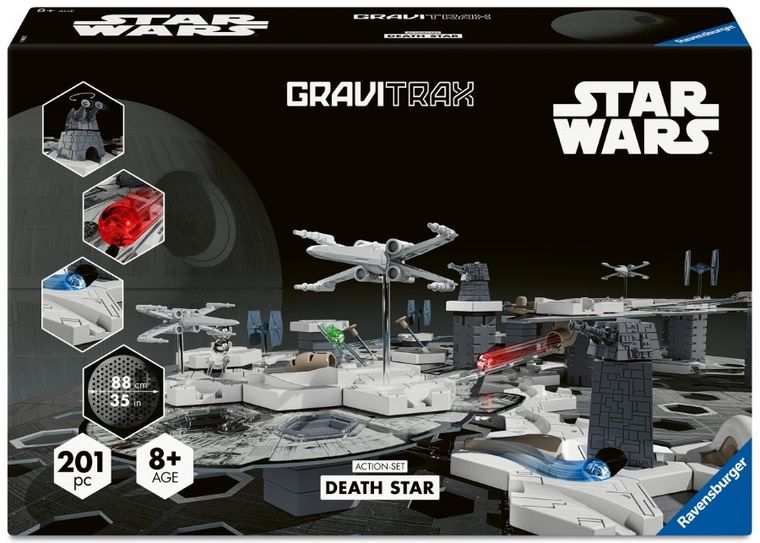 Ravensburger, GraviTrax, Star Wars, Gwiazda Śmierci, zestaw akcji