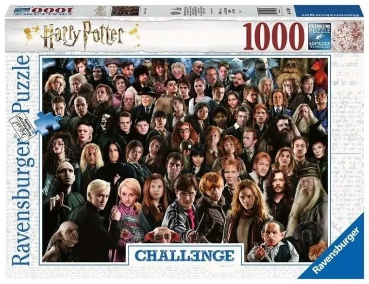 Ravensburger, Harry Potter, Challenge, puzzle, 1000 elementów