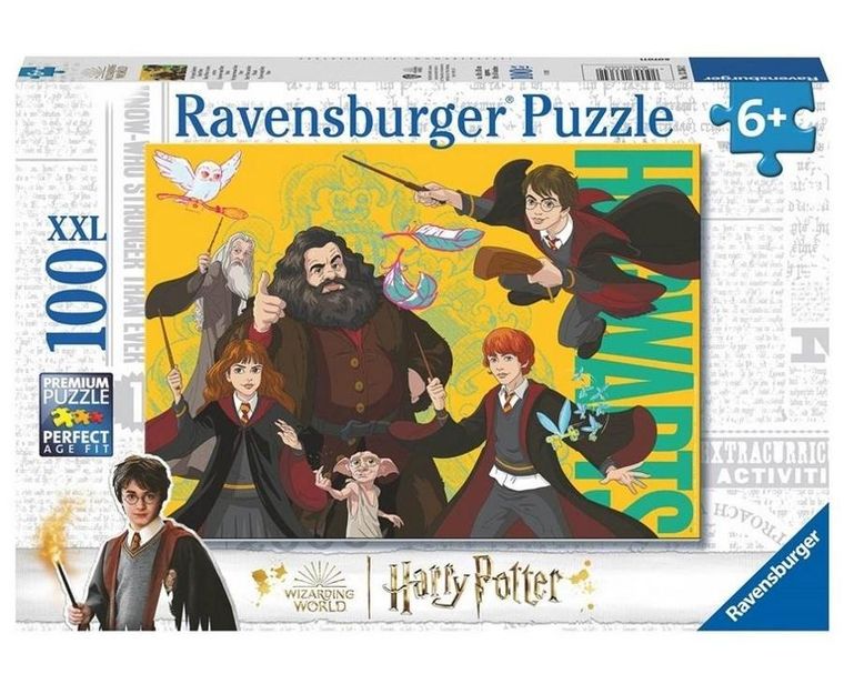 Ravensburger, Harry Potter, Młodzi Czarodzieje, puzzle, 100 elementów