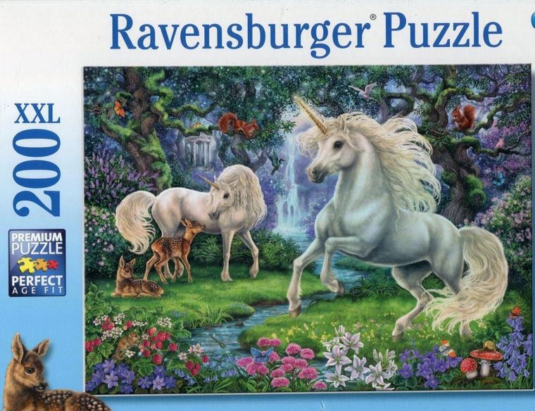 Ravensburger, Jednorożec, puzzle XXL, 200 elementów