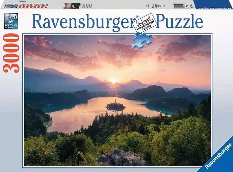 Ravensburger, Jezioro Bled Słowenia, puzzle, 3000 elementów