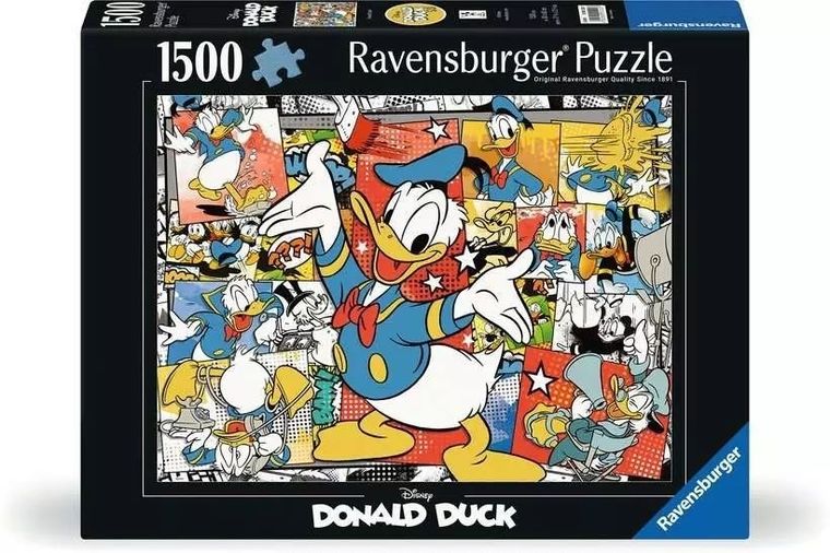 Ravensburger, Kaczor Donald, puzzle, 1500 elementów