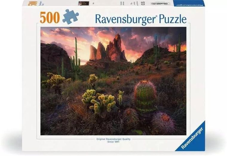 Ravensburger, Kaktusy, puzzle, 500 elementów