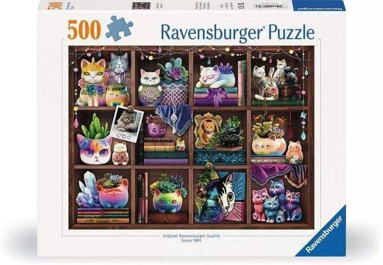 Ravensburger, Koci Raj, puzzle, 500 elementów
