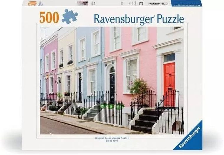 Ravensburger, Kolorowe Kamienice, Londyn, puzzle, 500 elementów