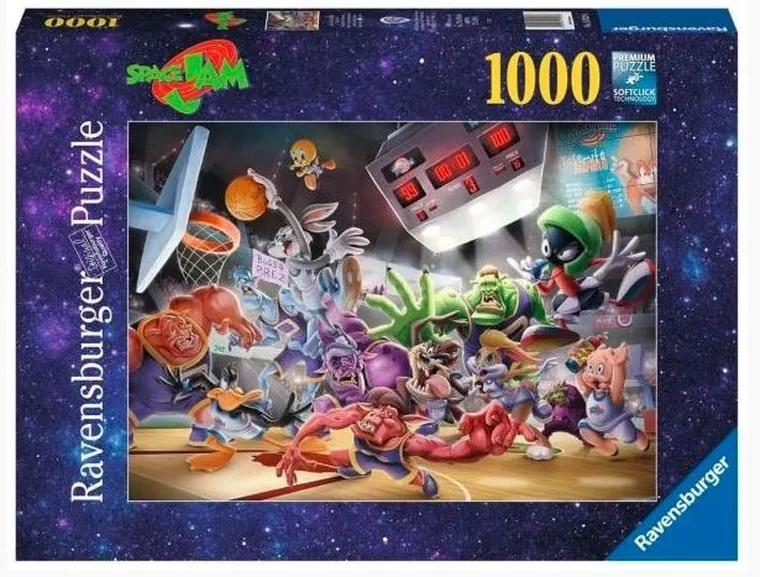 Ravensburger, Kosmiczny mecz, puzzle, 1000 elementów