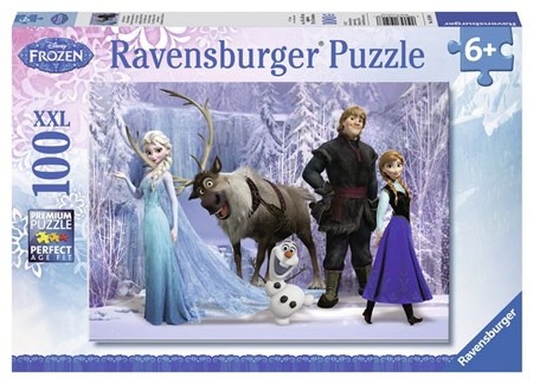 Ravensburger, Kraina Lodu, puzzle, 100 elementów