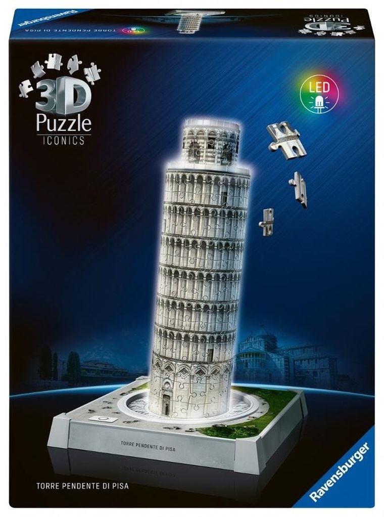 Ravensburger, Krzywa Wieża w Pizie, puzzle 3D