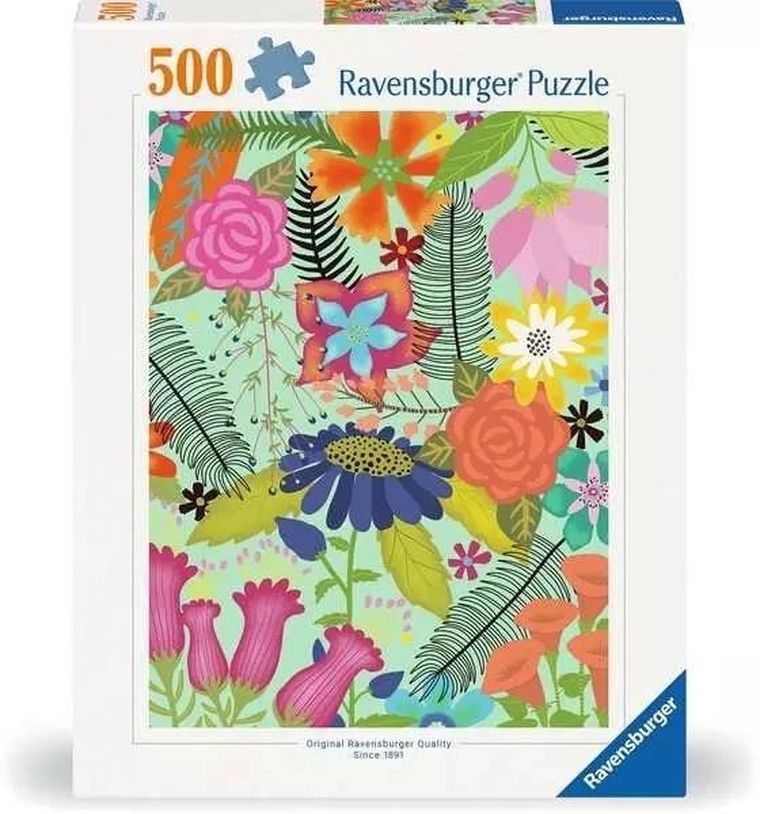 Ravensburger, Kwiaty, puzzle, 500 elementów