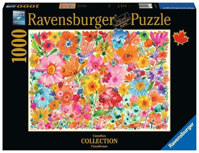 Ravensburger, Kwitnące piękności, puzzle, 1000 elementów